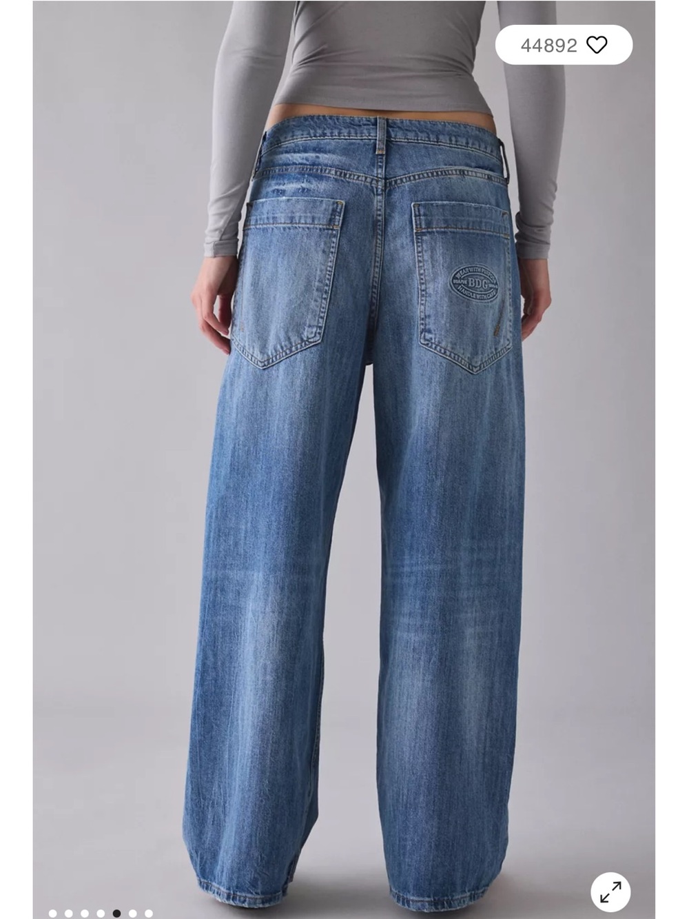 Jaya urban outfitters BDG - Wide Leg Vintage Blue Jeans